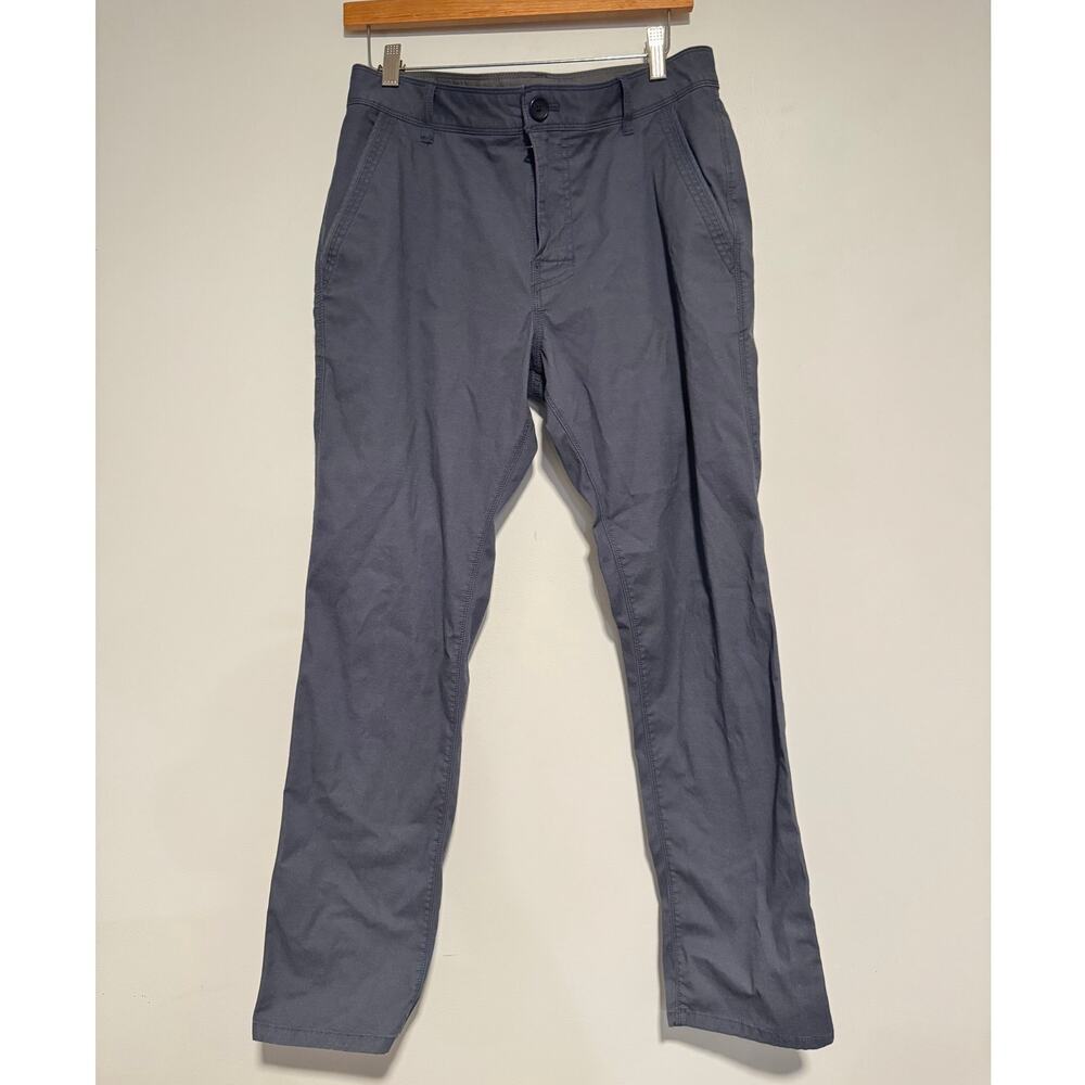 Prana Mens Perfomance Pants Hiking Pants Straight Fit Gray‎ SIZE 30